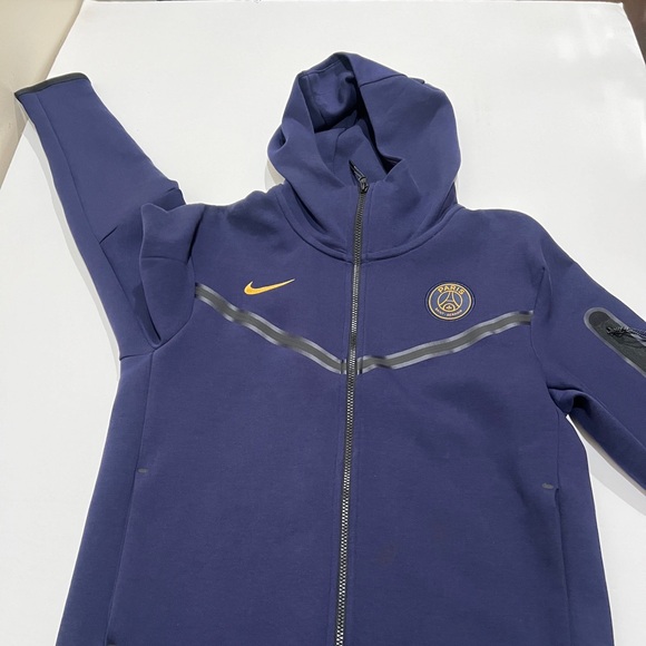 Nike x Paris Saint Germain, Tech Fleece, DV4297 498, Blue - Picture 11 of 16